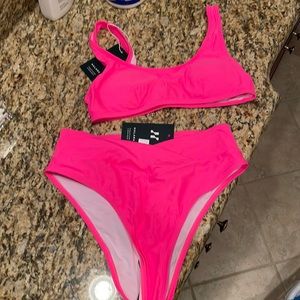 Women’s hot pink bikini